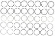 Engine Piston Ring Set MAHLE Clevite 50076CP.040