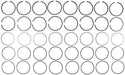 Engine Piston Ring Set MAHLE Clevite 50134CP