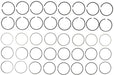 Engine Piston Ring Set MAHLE Clevite 50141CP.030