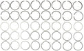 Engine Piston Ring Set MAHLE Clevite 50220