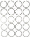 Engine Piston Ring Set MAHLE Clevite 50452CP.030