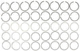 Engine Piston Ring Set MAHLE Clevite 50564CP