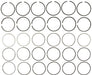 Engine Piston Ring Set MAHLE Clevite 50565CP