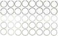 Engine Piston Ring Set MAHLE Clevite 50718CP