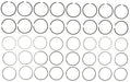 Engine Piston Ring Set MAHLE Clevite 50720.020