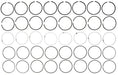 Engine Piston Ring Set MAHLE Clevite 50721.030