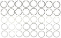 Engine Piston Ring Set MAHLE Clevite 50843CP