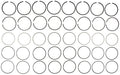 Engine Piston Ring Set MAHLE Clevite 50962.030