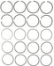 Engine Piston Ring Set MAHLE Clevite 51097CP
