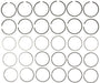 Engine Piston Ring Set MAHLE Clevite 51106CP