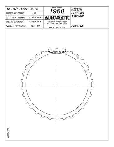 Steel Plates Raybestos Powertrain 511960