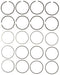 Engine Piston Ring Set MAHLE Clevite 51240CP