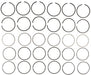 Engine Piston Ring Set MAHLE Clevite 51245.040