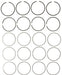 Engine Piston Ring Set MAHLE Clevite 51286CP