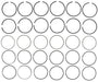 Engine Piston Ring Set MAHLE Clevite 51444.020