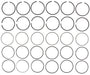 Engine Piston Ring Set MAHLE Clevite 51444.040