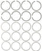 Engine Piston Ring Set MAHLE Clevite 51457CP.020
