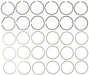 Engine Piston Ring Set MAHLE Clevite 51458CP