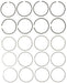 Engine Piston Ring Set MAHLE Clevite 51489CP.030