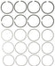 Engine Piston Ring Set MAHLE Clevite 51510CP.040