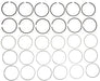 Engine Piston Ring Set MAHLE Clevite 51514CP