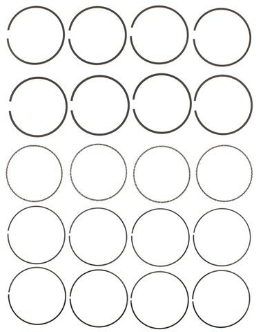 Engine Piston Ring Set MAHLE Clevite 51554CP