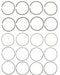 Engine Piston Ring Set MAHLE Clevite 51554CP