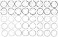 Engine Piston Ring Set MAHLE Clevite 51556CP.030