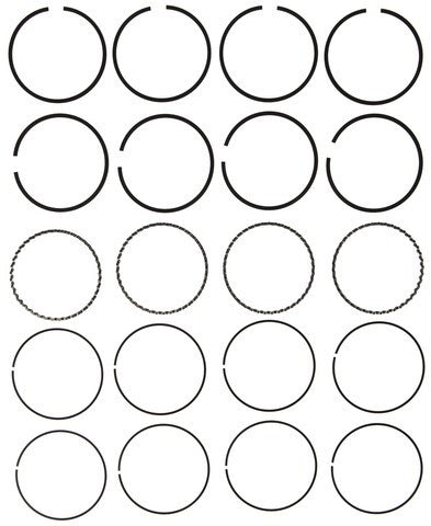 Engine Piston Ring Set MAHLE Clevite 51576CP