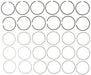 Engine Piston Ring Set MAHLE Clevite 51615CP.030