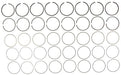 Engine Piston Ring Set MAHLE Clevite 51616CP.040