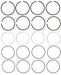 Engine Piston Ring Set MAHLE Clevite 51686CP.040