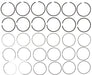 Engine Piston Ring Set MAHLE Clevite 51708