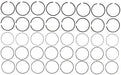 Engine Piston Ring Set MAHLE Clevite 51751CP
