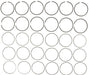 Engine Piston Ring Set MAHLE Clevite 51786CP