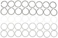 Engine Piston Ring Set MAHLE Clevite 51807