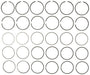 Engine Piston Ring Set MAHLE Clevite 51848.040