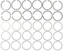 Engine Piston Ring Set MAHLE Clevite 51870CP
