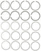 Engine Piston Ring Set MAHLE Clevite 51874CP