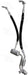 A/C Refrigerant Discharge / Suction Hose Assembly Four Seasons 55482