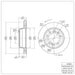 Disc Brake Rotor Dynamic Friction 600-02030D
