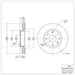 Disc Brake Rotor Dynamic Friction 600-03000