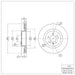Disc Brake Rotor Dynamic Friction 600-11011