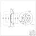 Disc Brake Rotor Dynamic Friction 600-13008