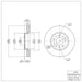 Disc Brake Rotor Dynamic Friction 600-27018