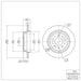 Disc Brake Rotor Dynamic Friction 600-27024
