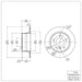 Disc Brake Rotor Dynamic Friction 600-31039