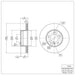 Disc Brake Rotor Dynamic Friction 600-31043