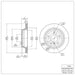 Disc Brake Rotor Dynamic Friction 600-31044