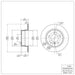Disc Brake Rotor Dynamic Friction 600-31060